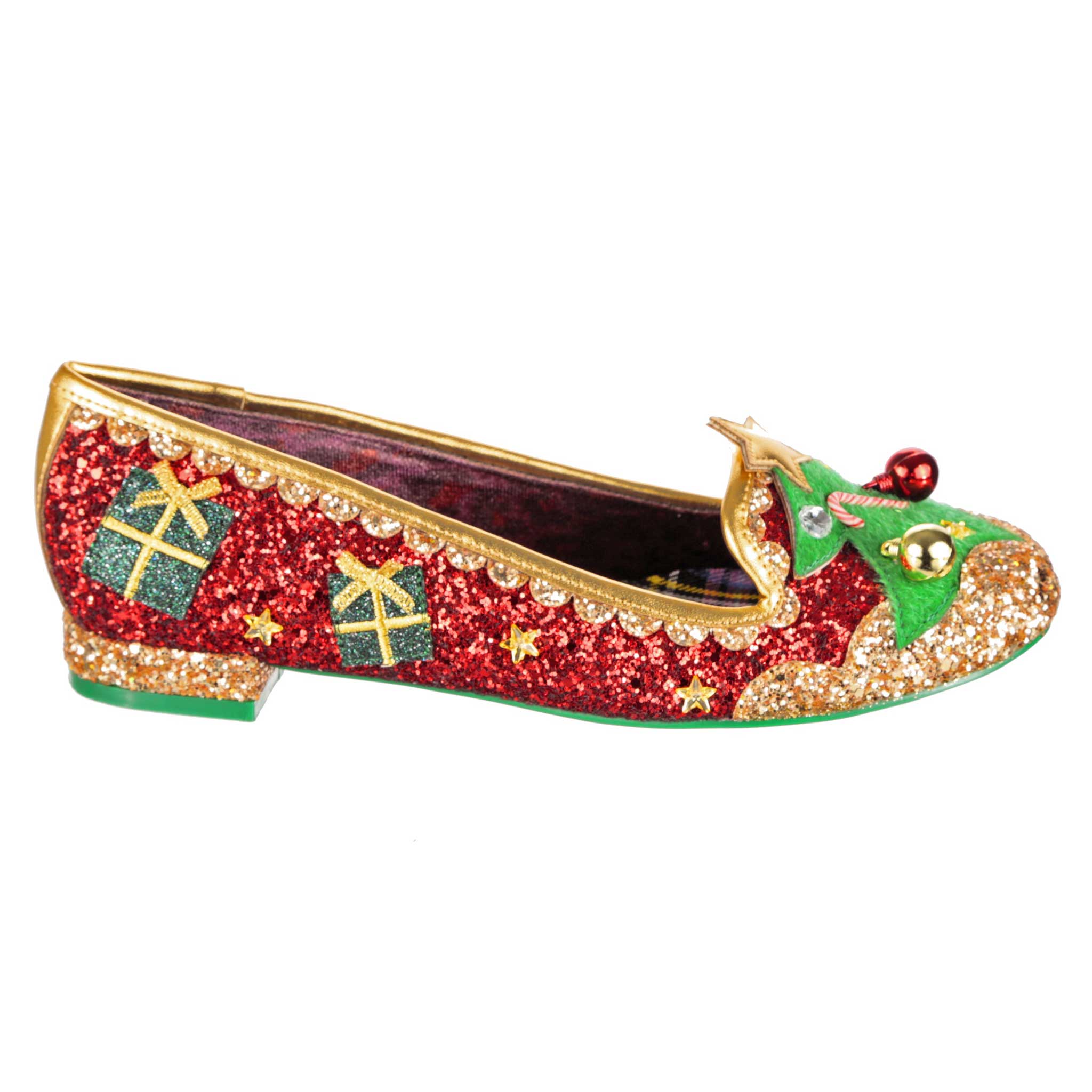 Irregular Choice Womens Under The Tree Flats Red - Main Image