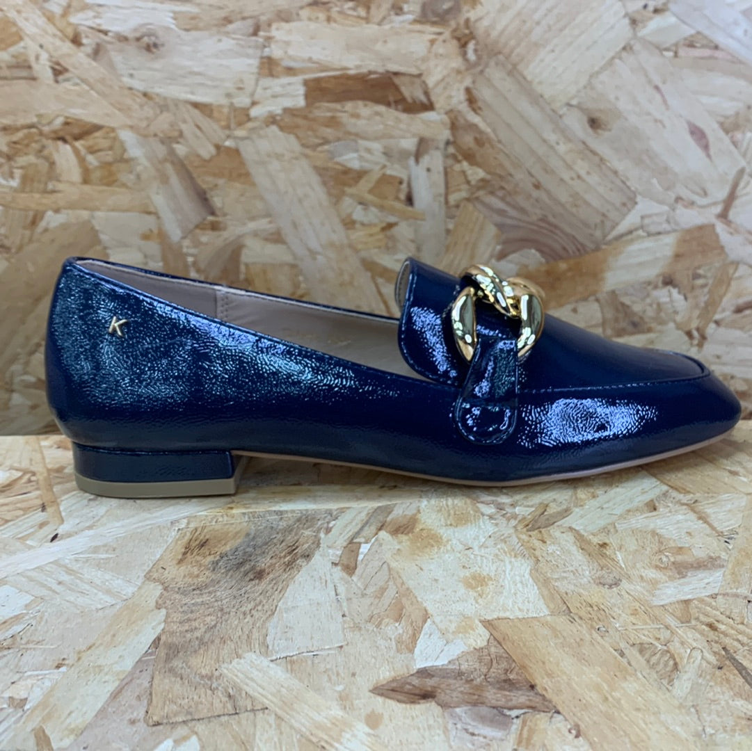 Kate Appleby Navy Patent Loafers Ladies Kate Appleby Womens Thames