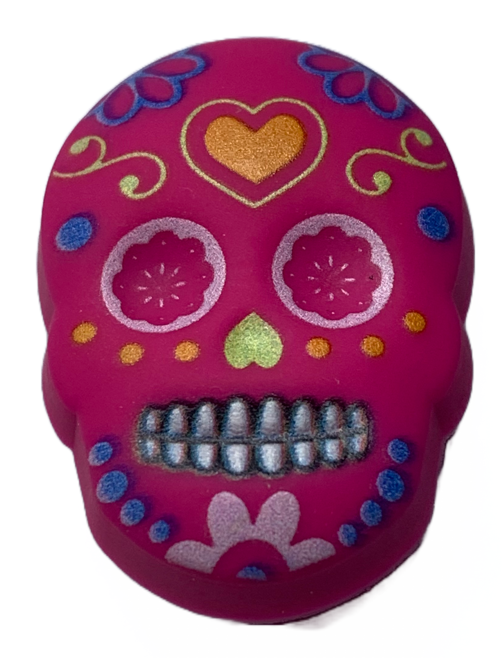Crocs Jibbitz Day of the Dead Pink Skull Charm The Foot Factory