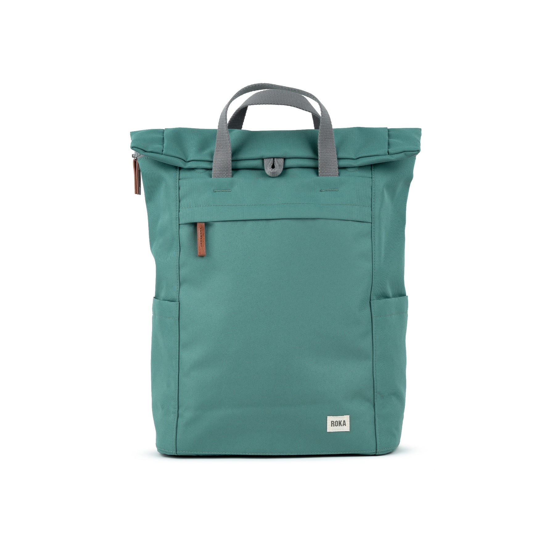 ROKA Finchley A Sage Large Recycled Canvas Bag - OS