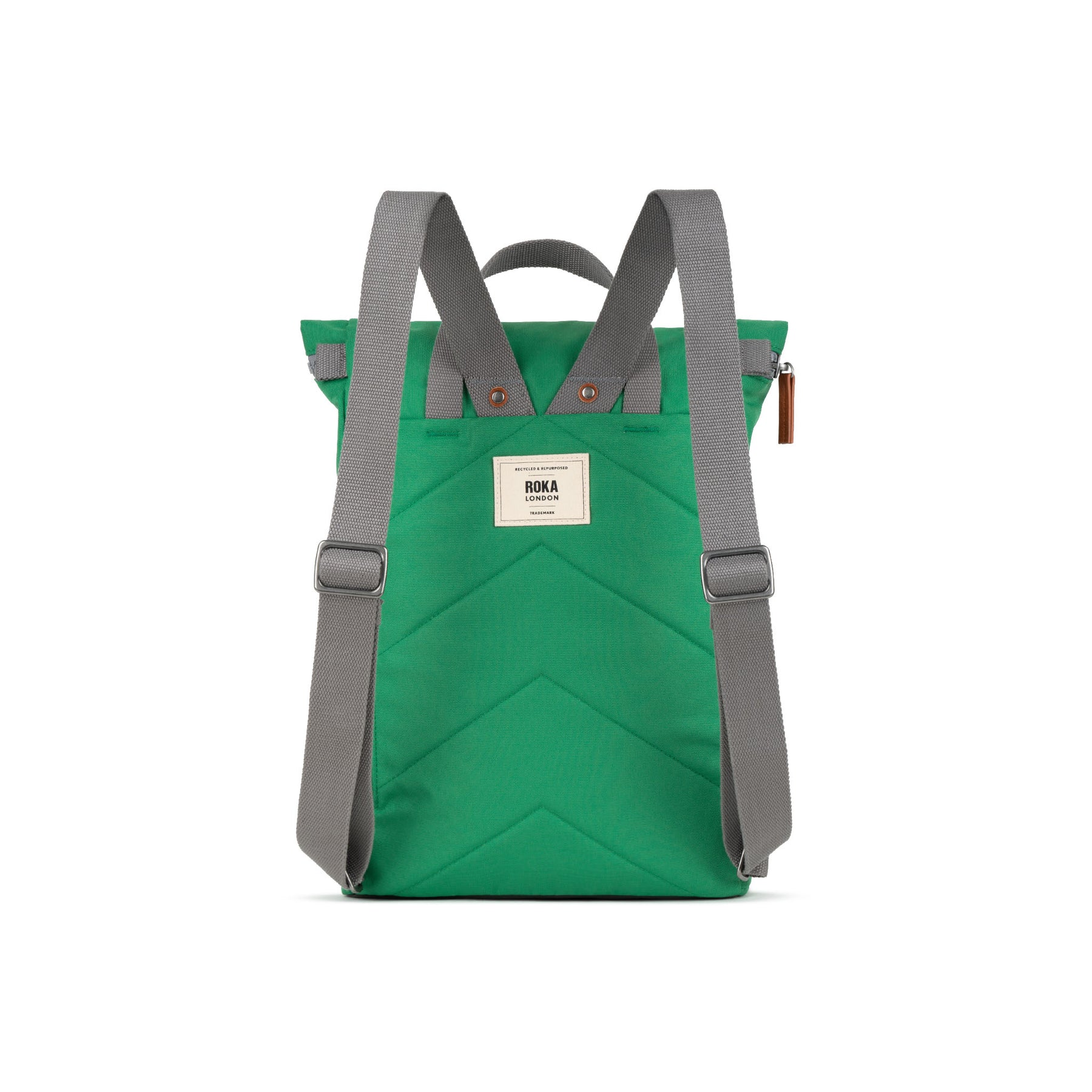 ROKA Finchley A Mountain Green Medium Recycled Canvas Bag