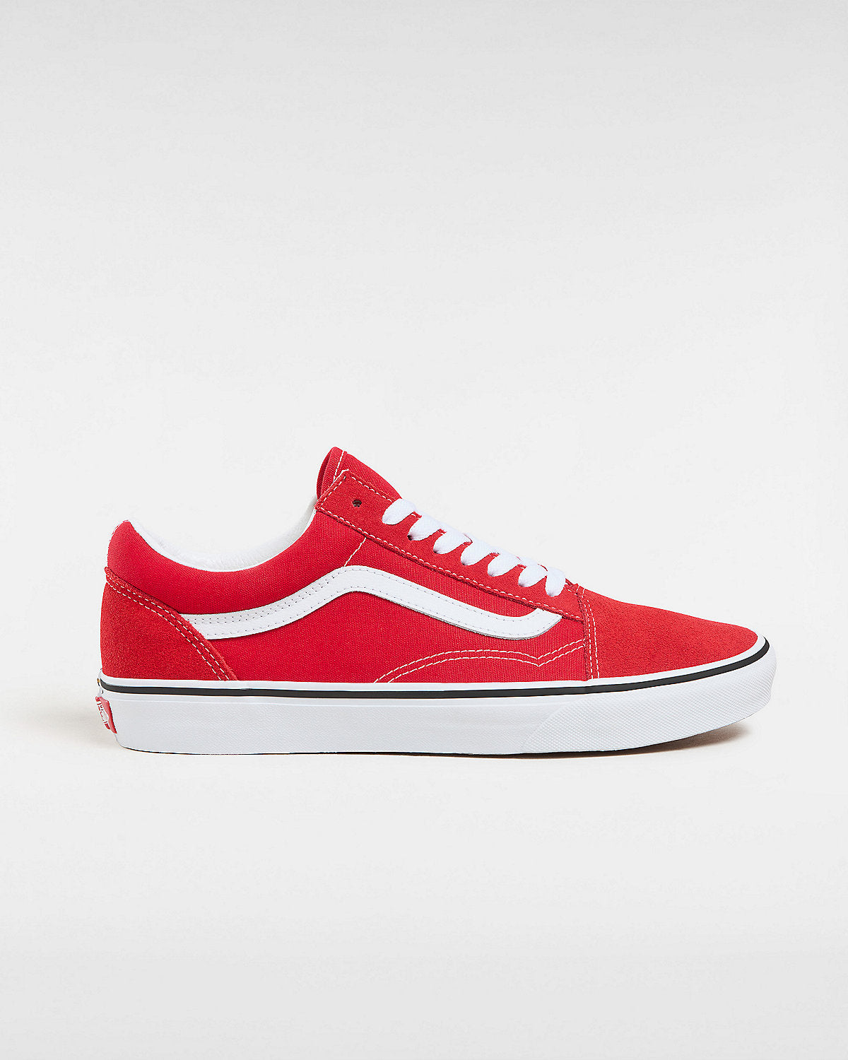 Racing red true white vans store