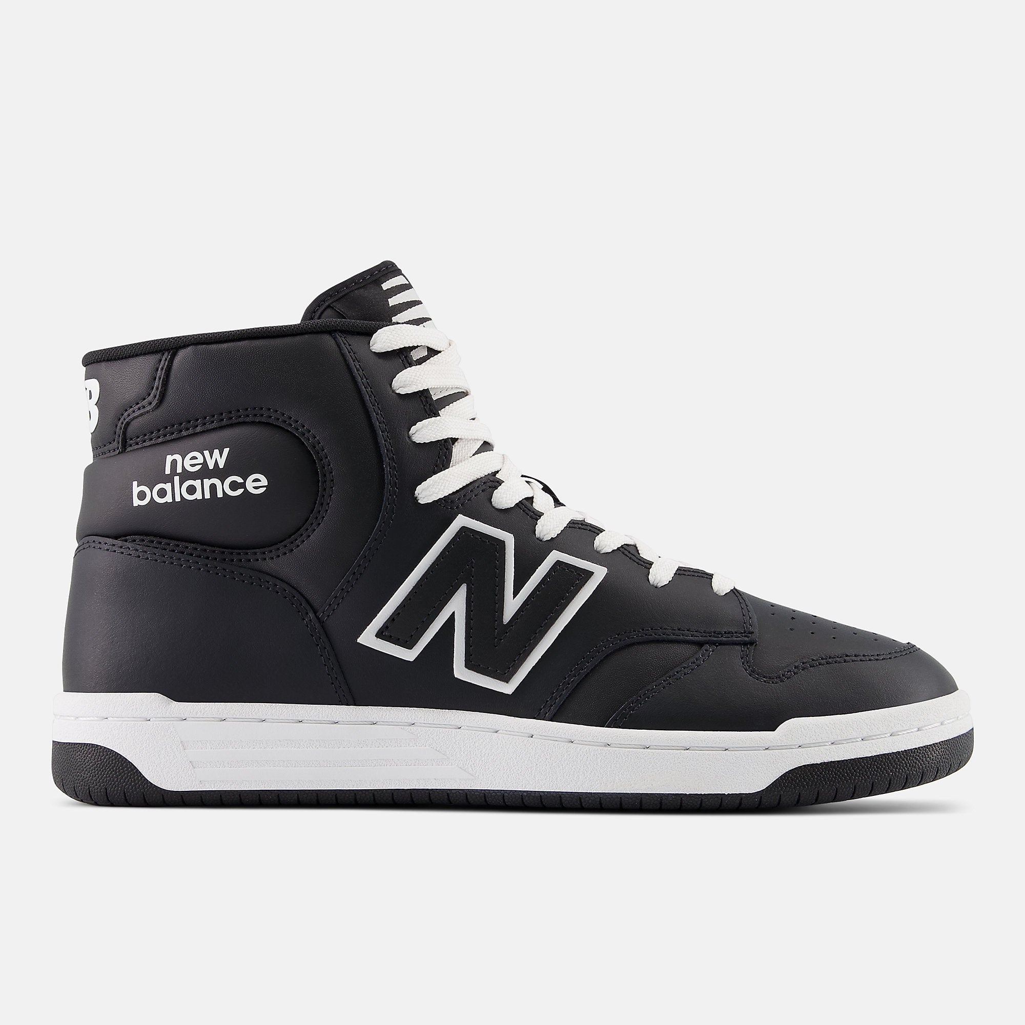 New Balance Mens Basket Ball Fashion High Top Trainers - Black / White