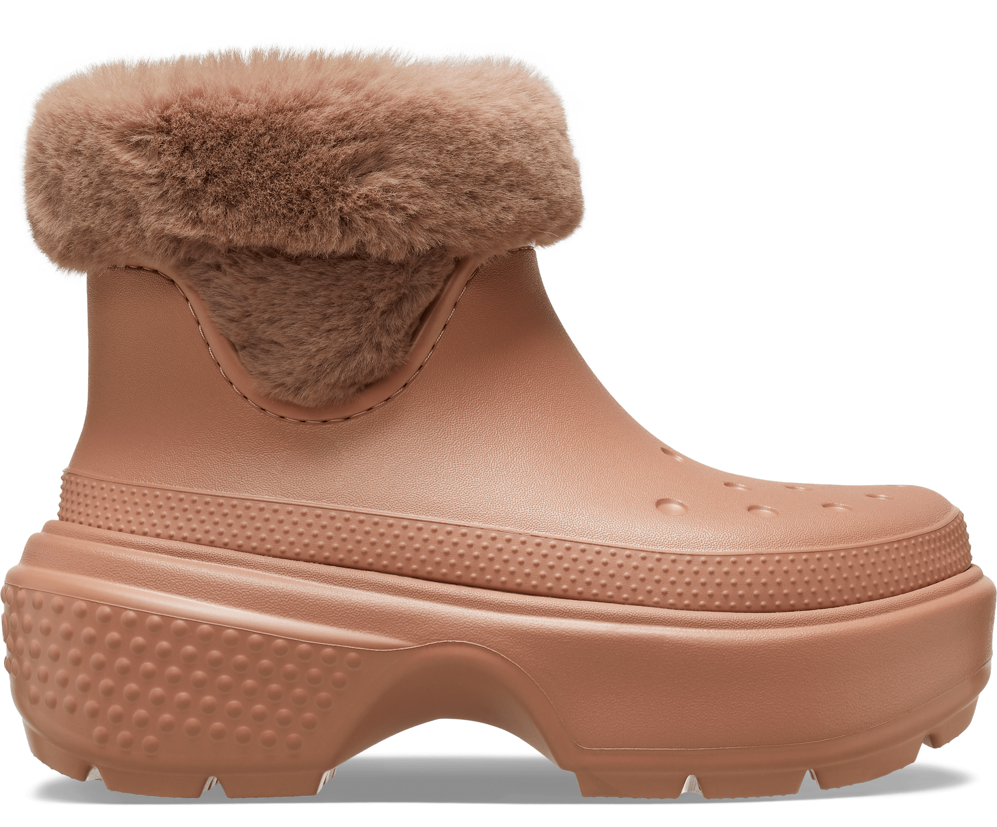 Crocs Unisex Stomp Lined Boot Cork The Foot Factory