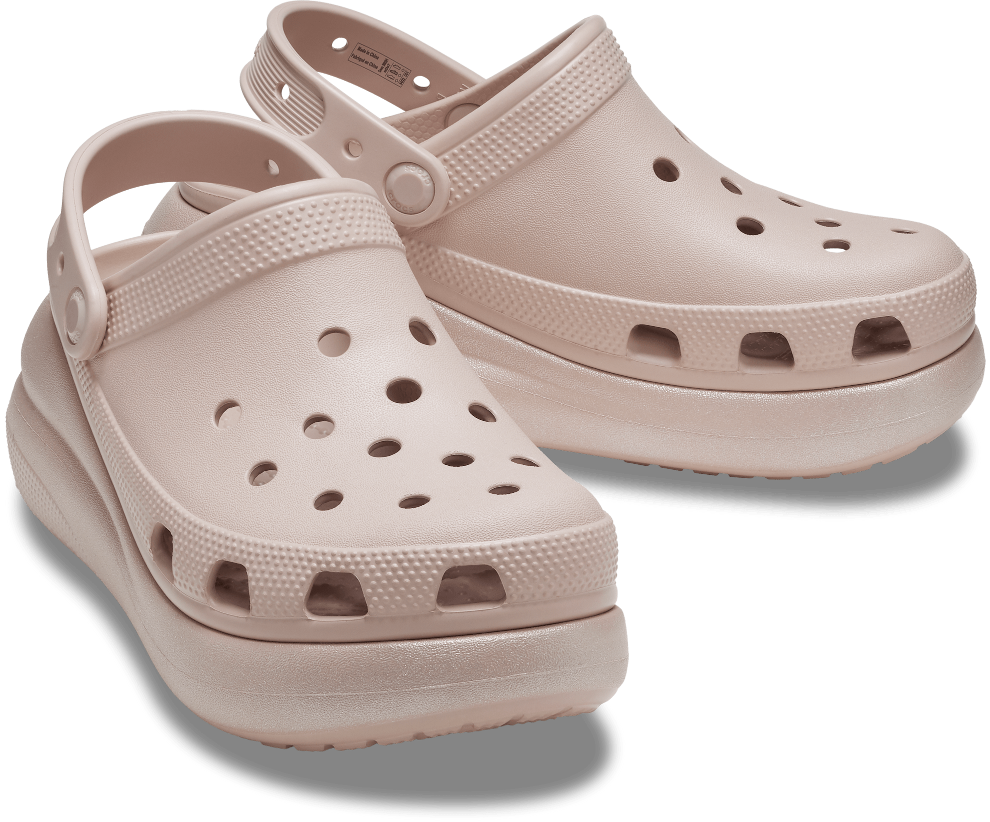 Crocs Unisex Classic Shimmer Crush Clog Pink Clay