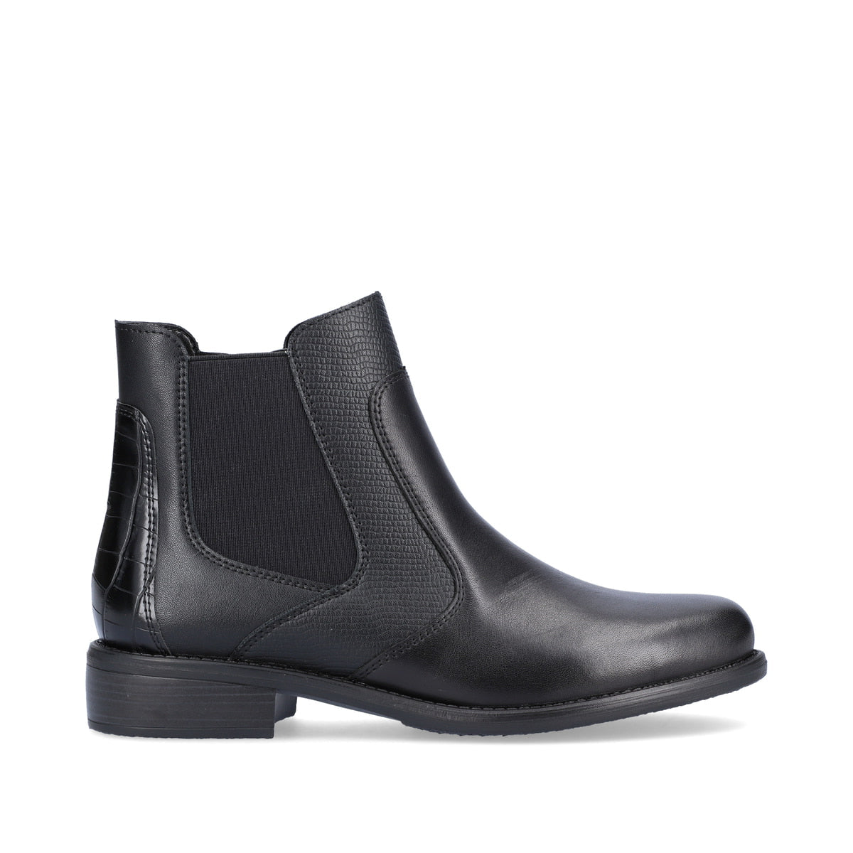 Remonte Chelsea Boots D1T71, vrouwen enkellaarzen, losse inlegzool, zwart combi 00, 36 EU Remonte Chelsea Boots D1T71, vrouwen enkellaarzen, losse inlegzool, zwart combi 00, 36 EU
