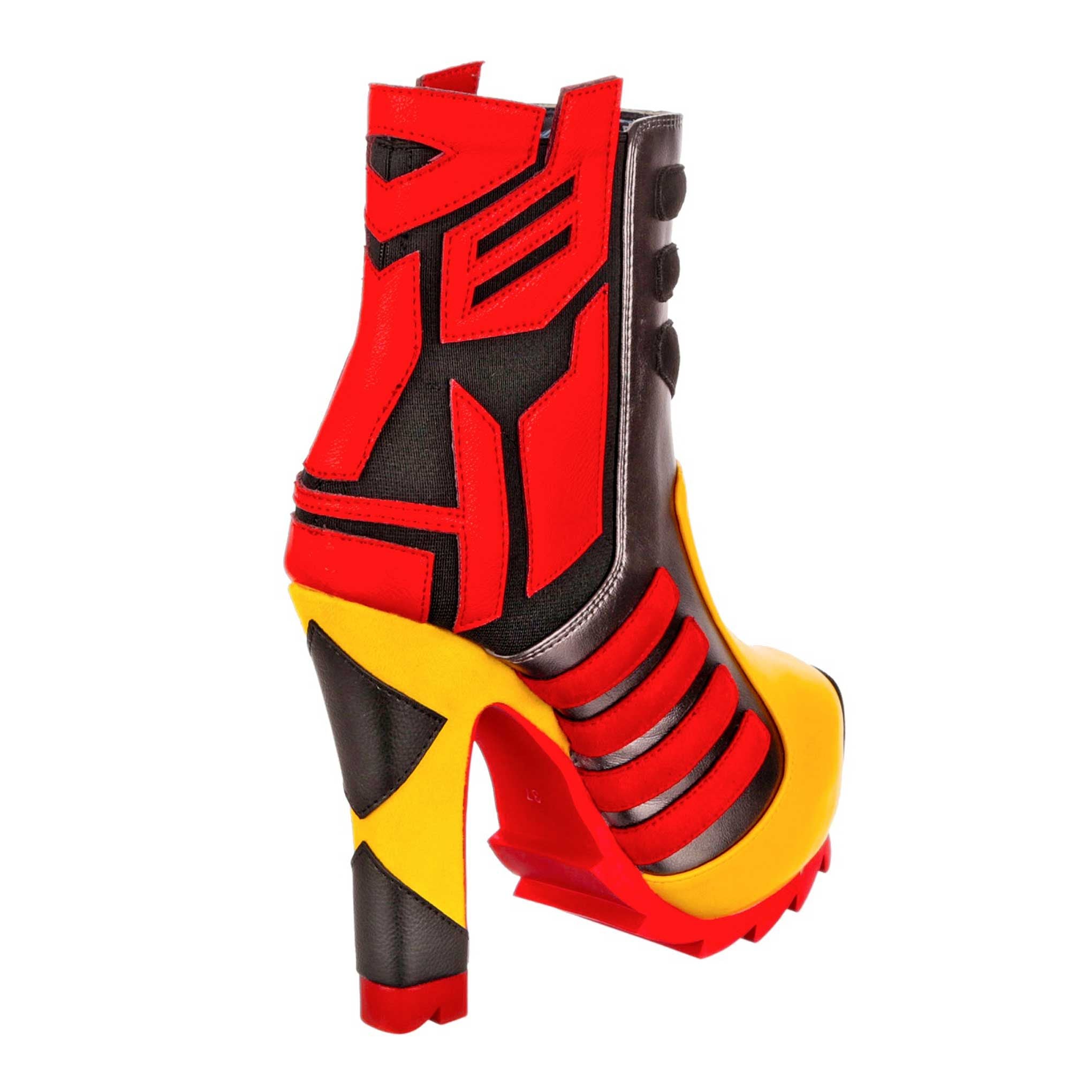 Irregular Choice Womens Transformers Autobot High Heel - Grey / Red