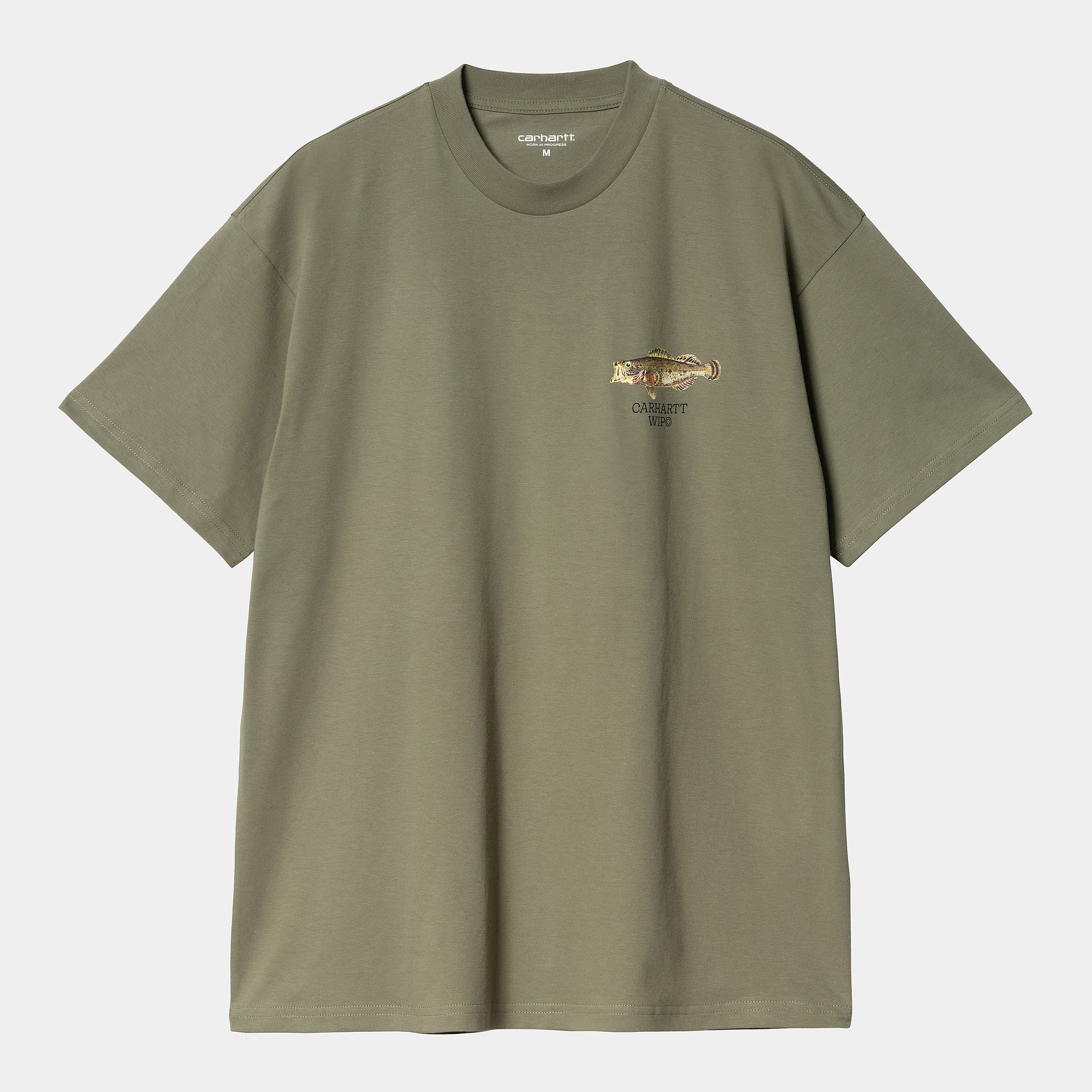Carhartt WIP Mens Fish T-Shirt - Dollar Green