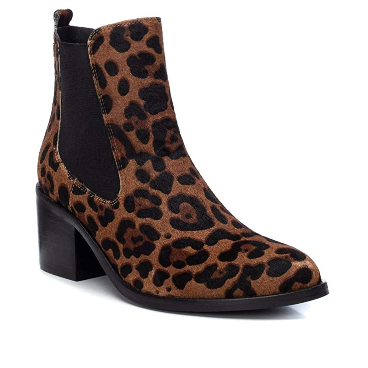 Leopard sales boots womens