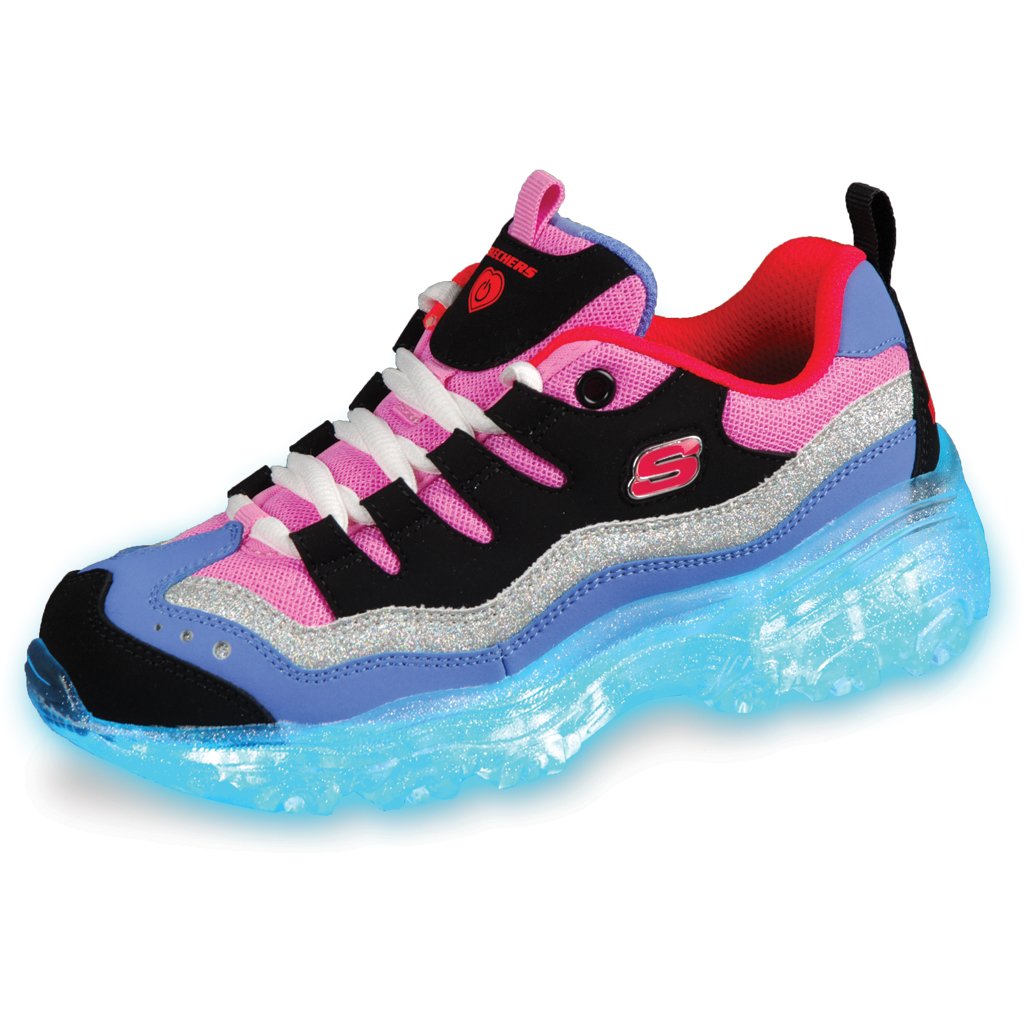 Skechers Kids S Lights Snow Spark Trainers