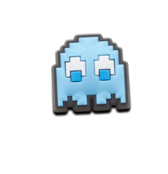 Crocs Jibbitz Pac-Man Blue Ghost Inky Charm