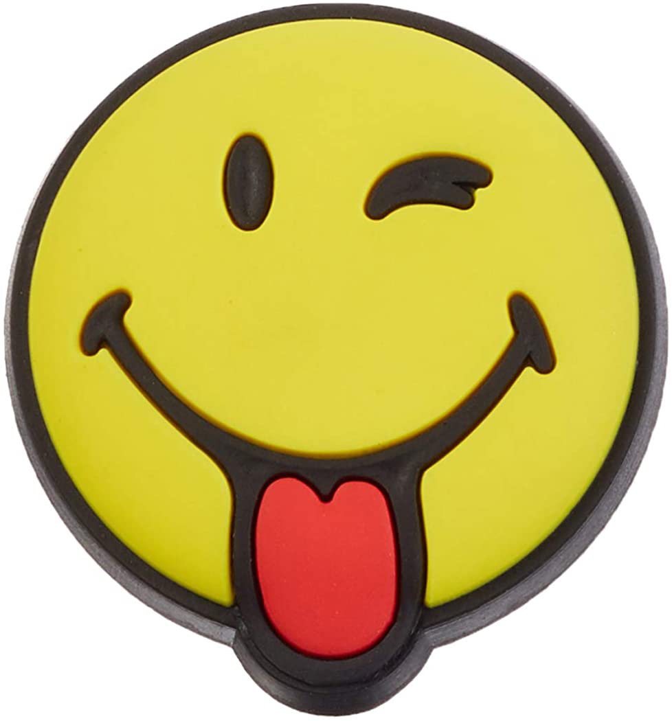 Crocs Jibbitz Smiley World Smiley with Tongue Out Charm The Foot