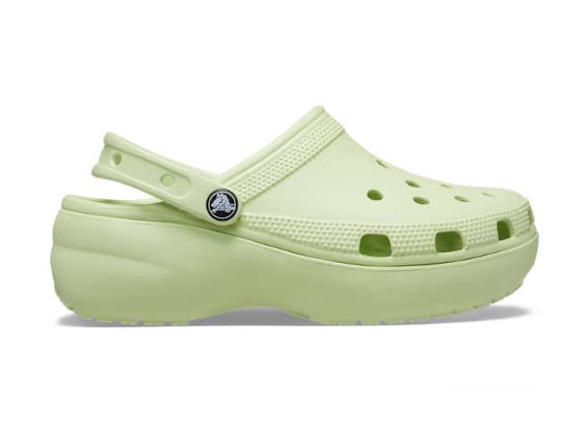 Crocs Unisex Classic Platform Clog Celery