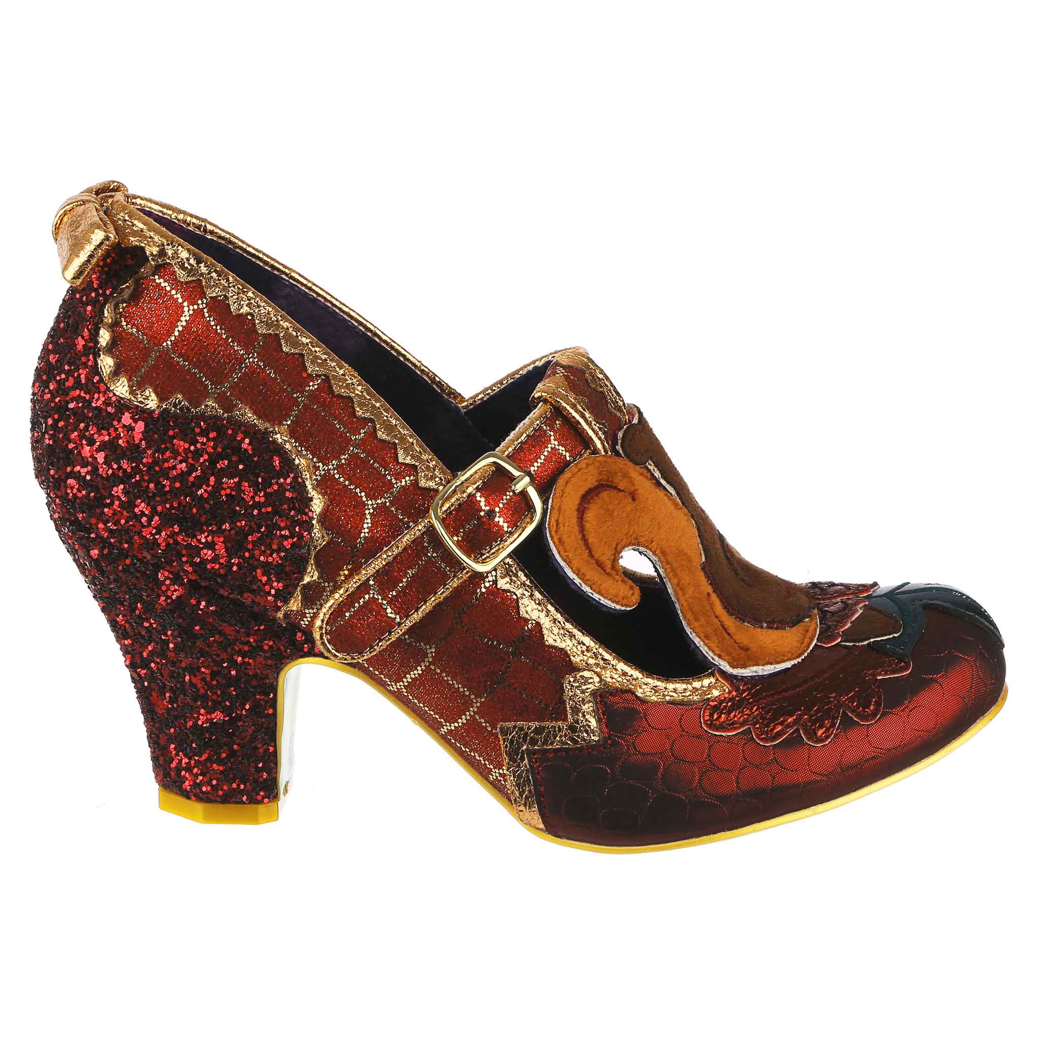 Irregular Choice Feeling Foxy Heels Red - Main Image