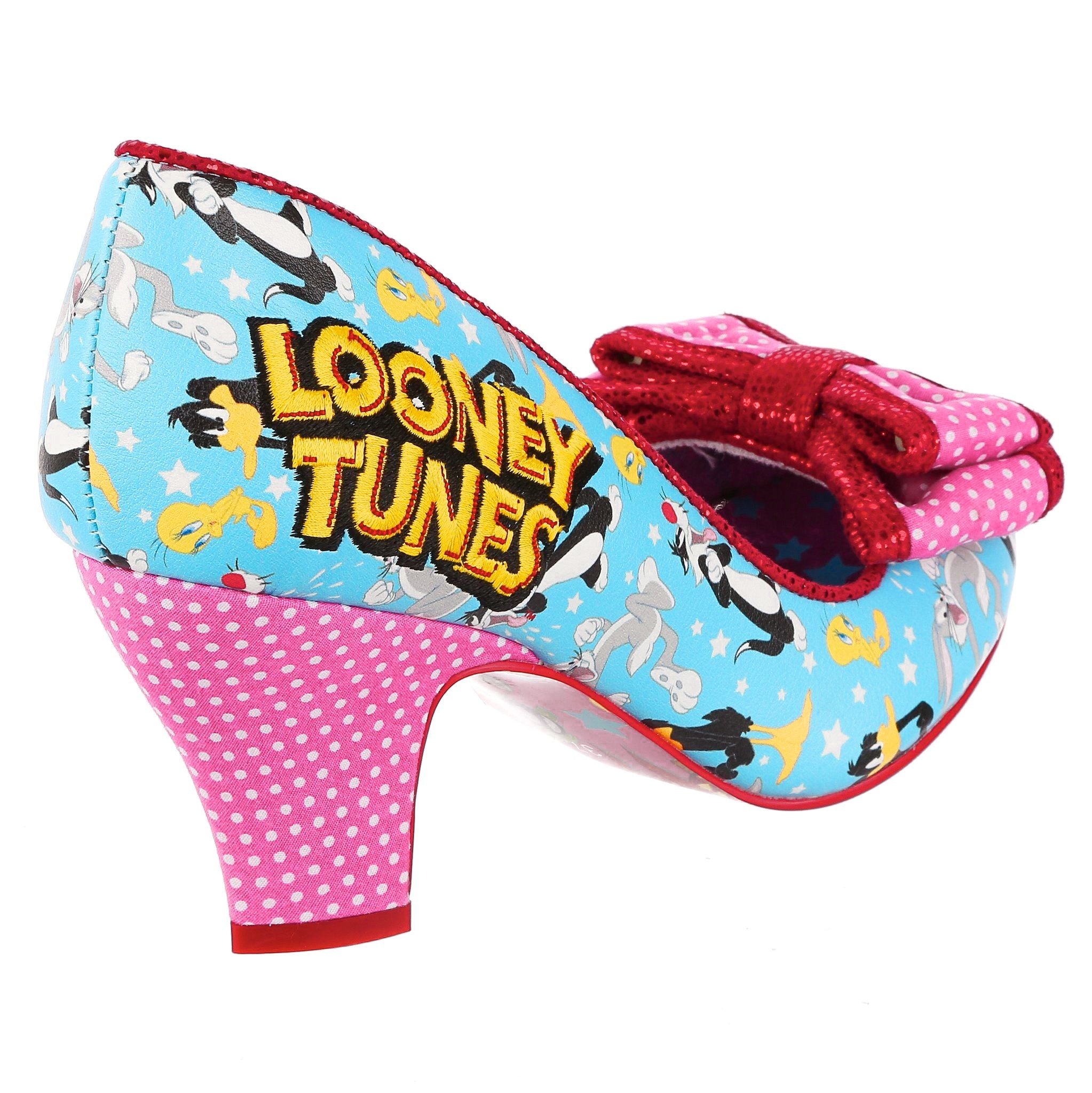 Irregular Choice Womens Looney Tunes Ban Joe Tunes High Heel