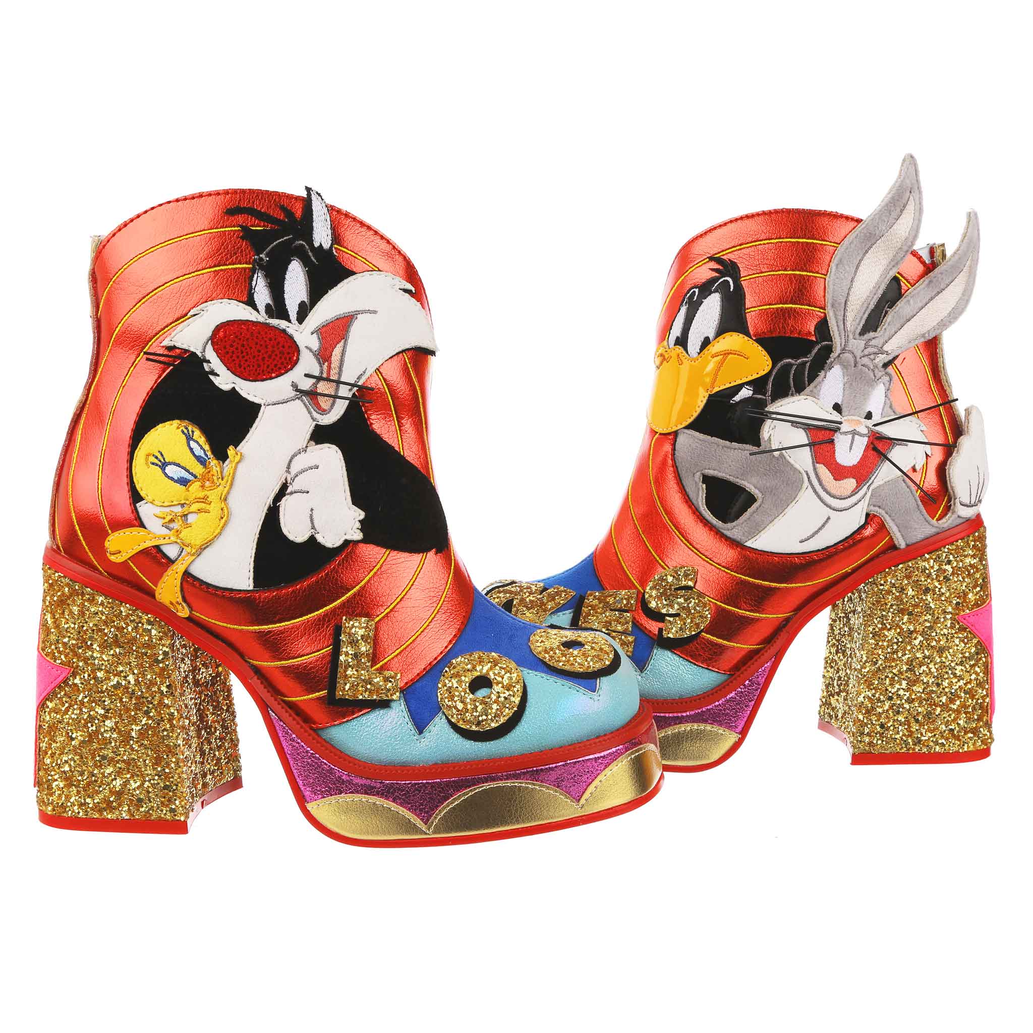 Irregular Choice Looney Tunes Bold Heels - Main Image