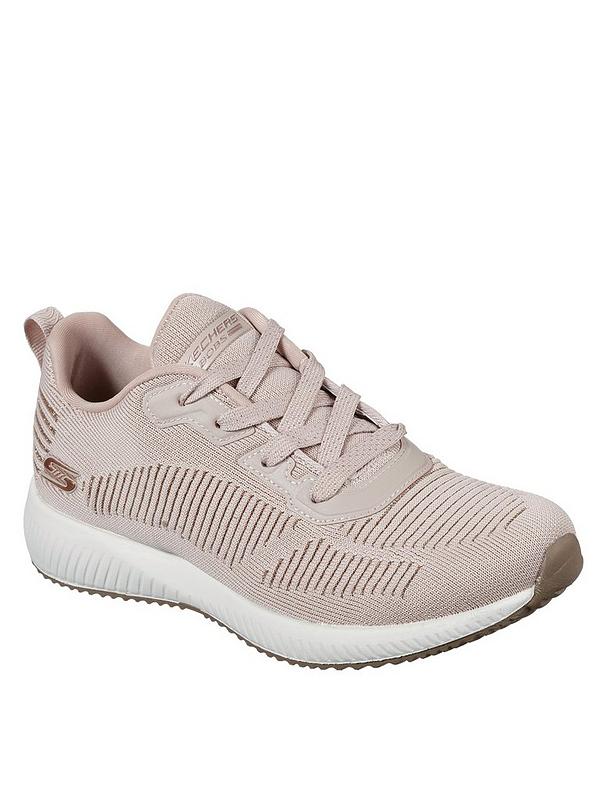 Skechers Women s Bobs Squad Glam League Trainers Blush