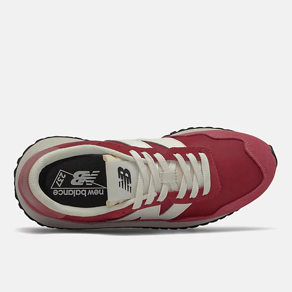 Ladies red discount new balance trainers
