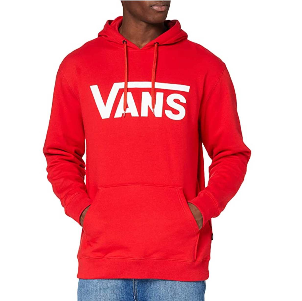 VANS Mens Classic Graphic Hoodie Red