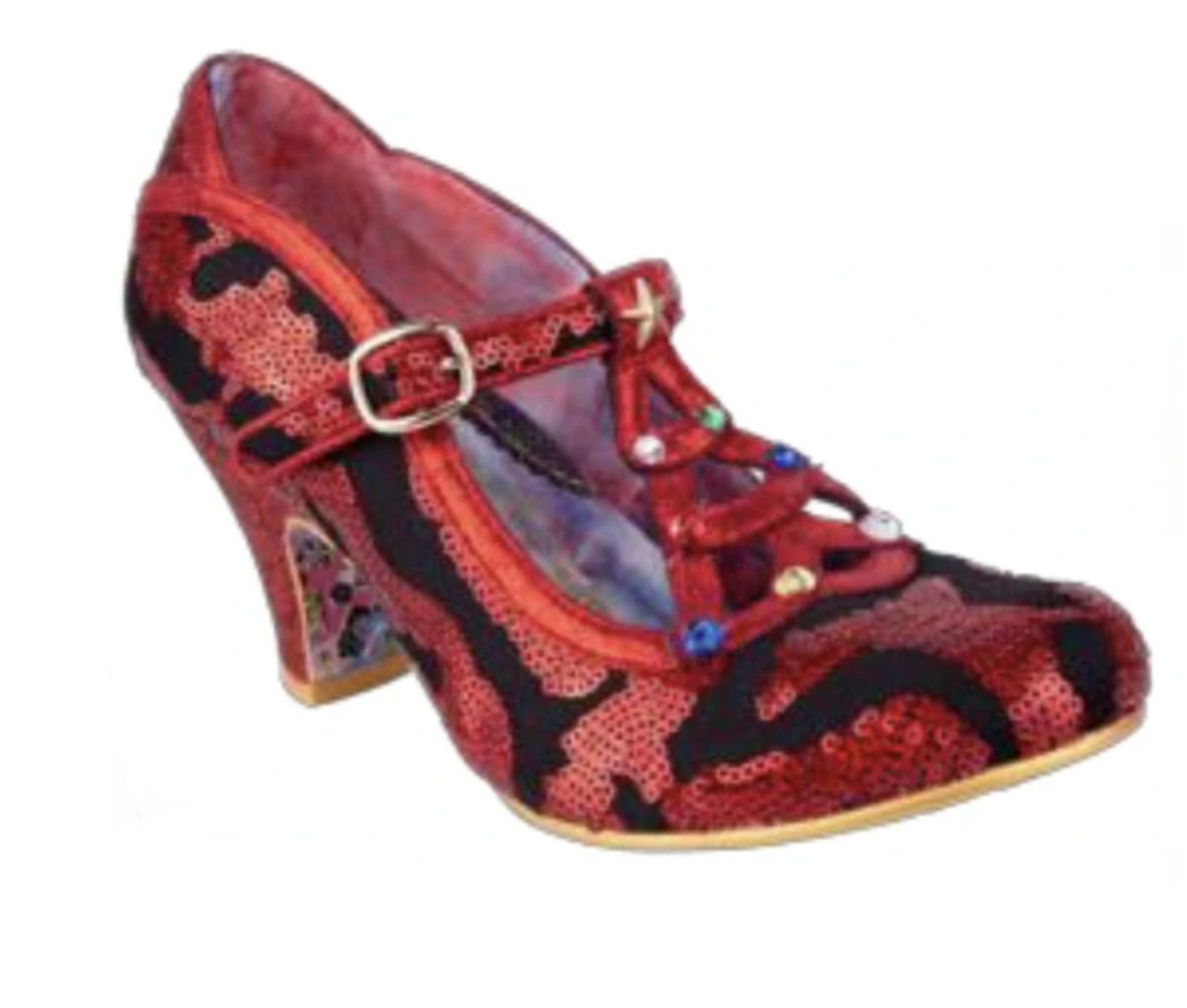 Irregular Choice Festive Heels Red Statement - Main Image
