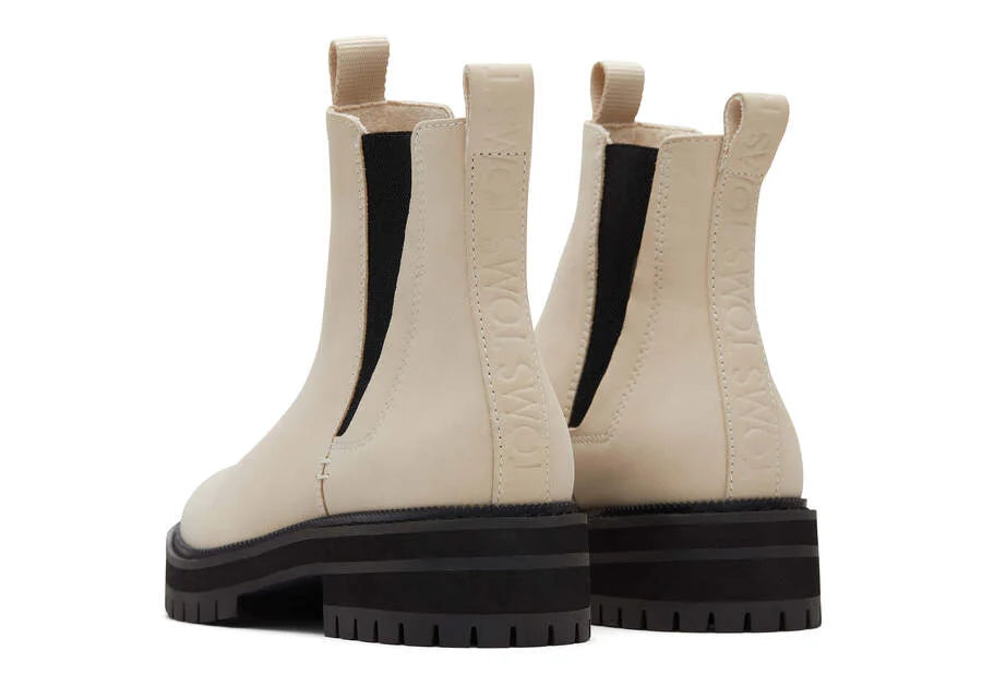 TOMS Womens Dakota Ankle Boot Off White The Foot Factory