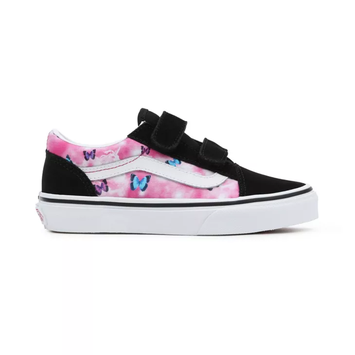 Vans old skool velcro 2025 on feet