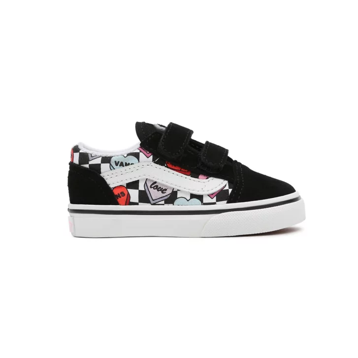 Vans old skool sales velcro on feet