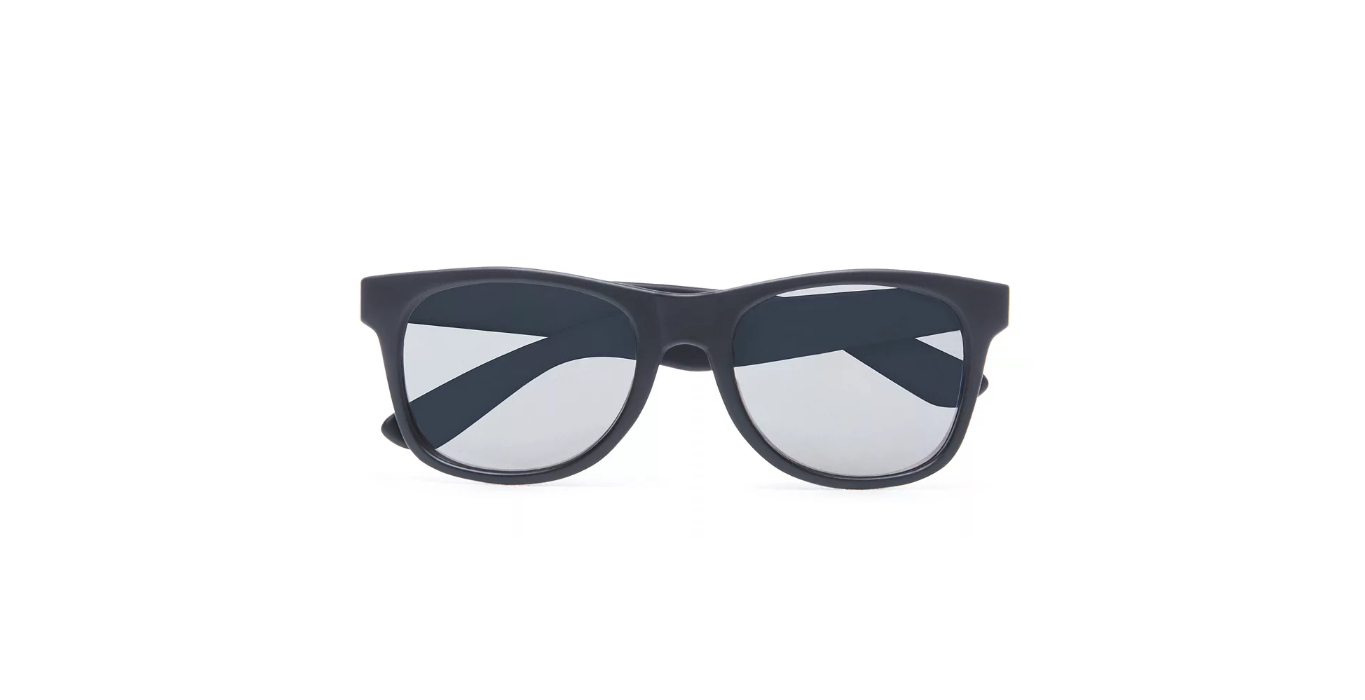 Vans Spicoli Sunglasses Black/Silver Mirror Lenses