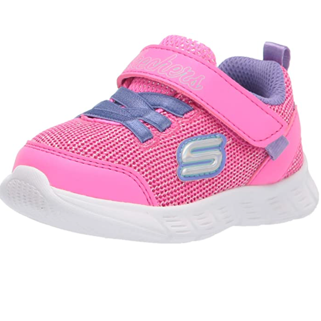 Skechers Kids ComfyFlex Trainers Pink