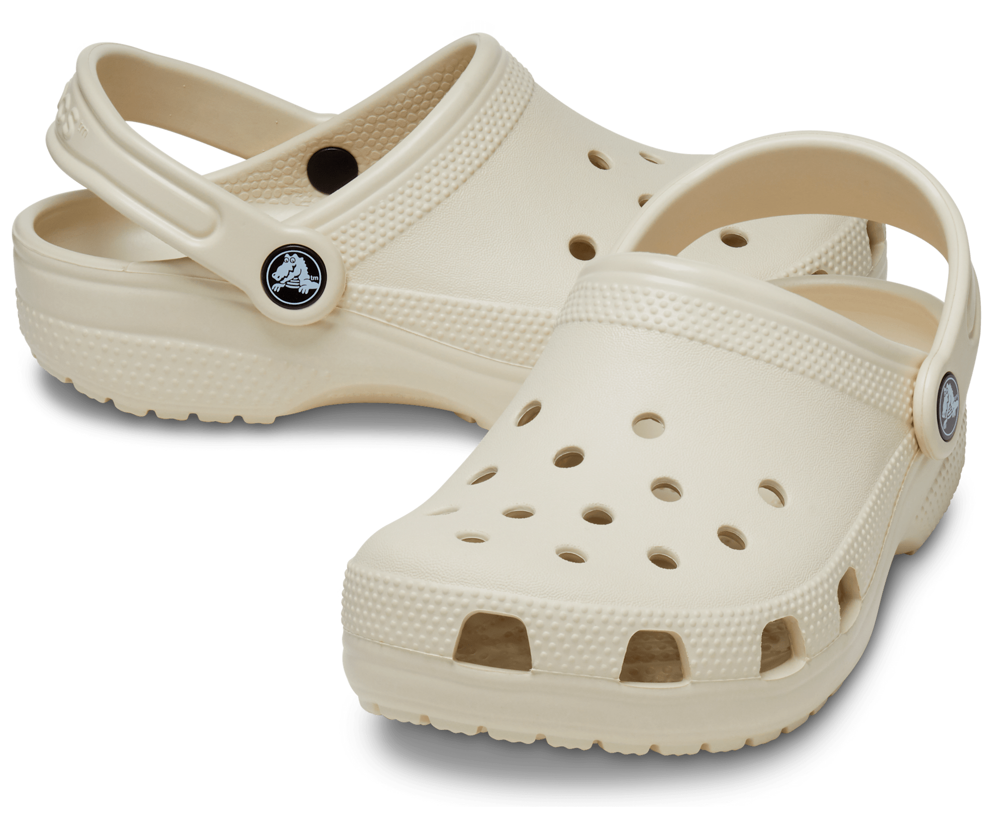 Crocs Kids Classic Clog - Bone - The Foot Factory