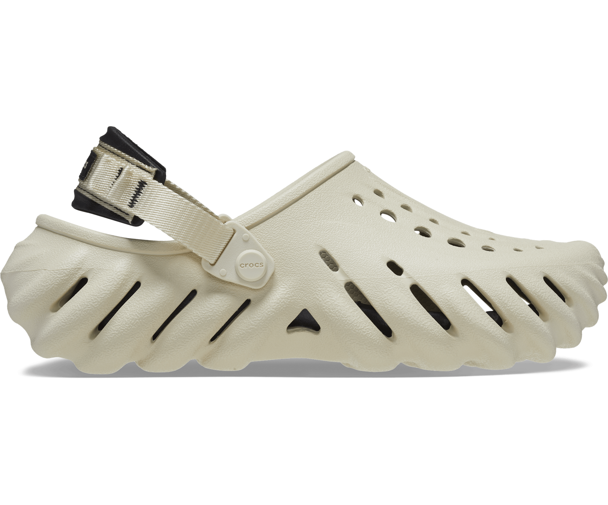 Crocs Unisex Echo Clog Bone Black