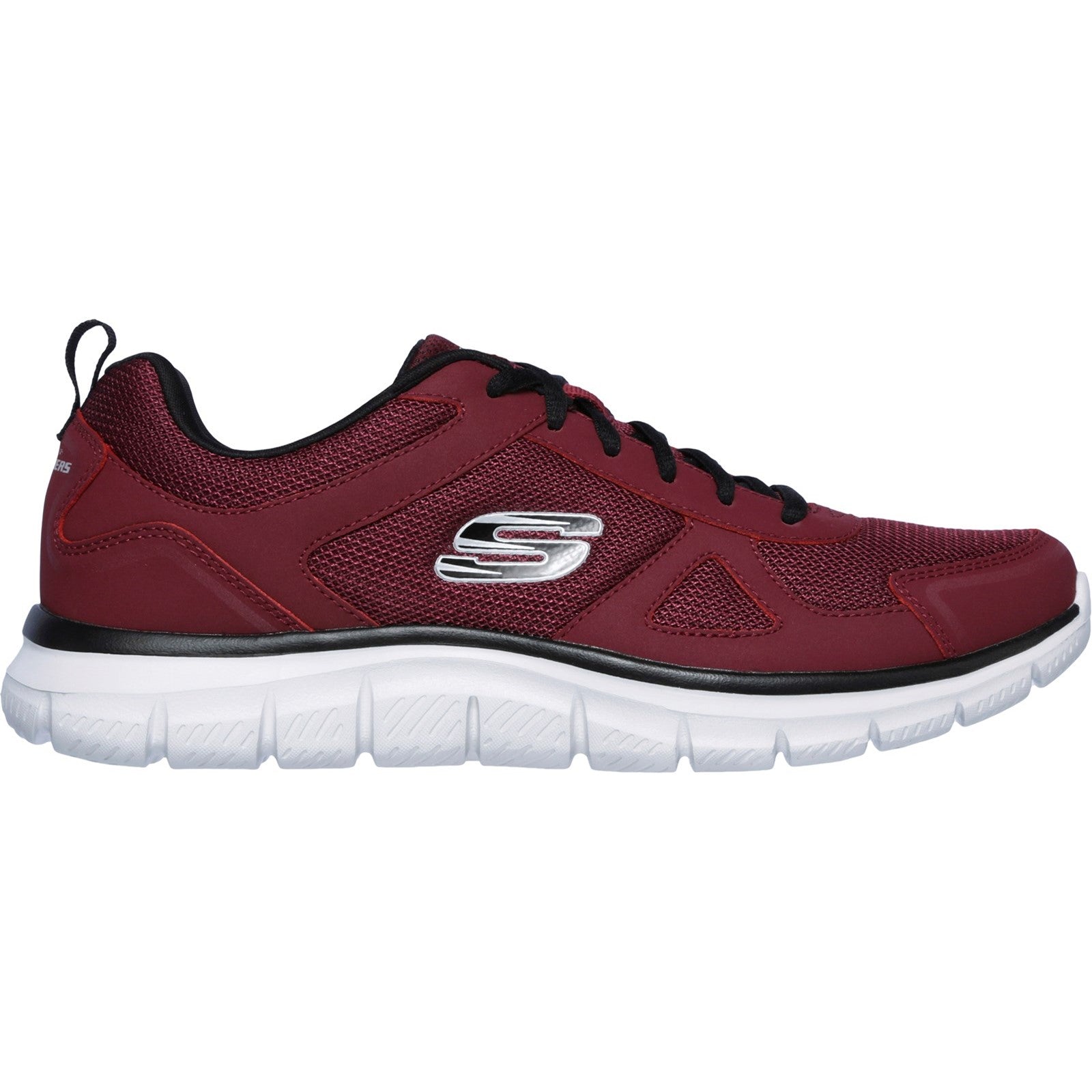 Skechers Mens Track Scloric Trainers Red