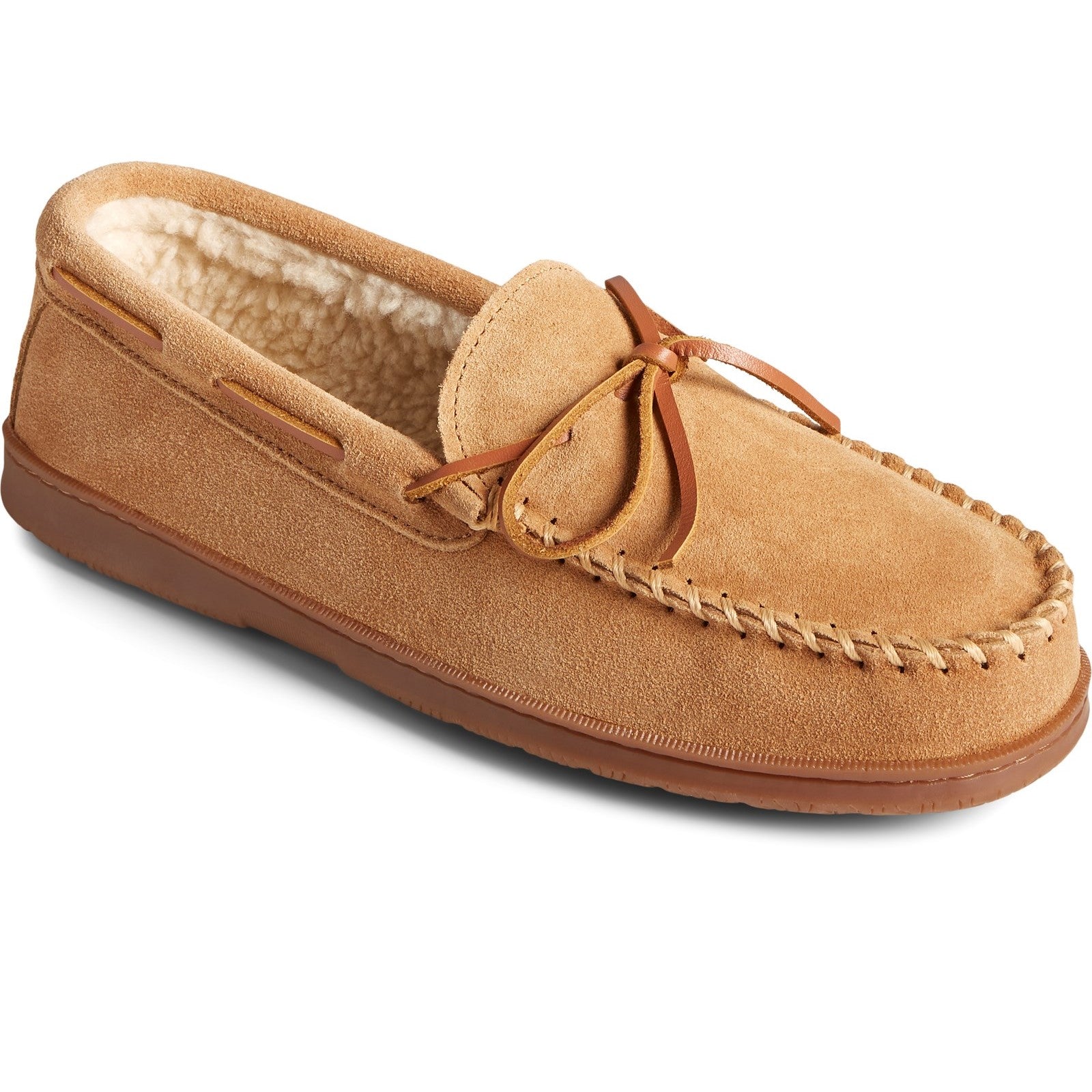 Sperry Mens Doyle Moccasin Slippers - Light Brown