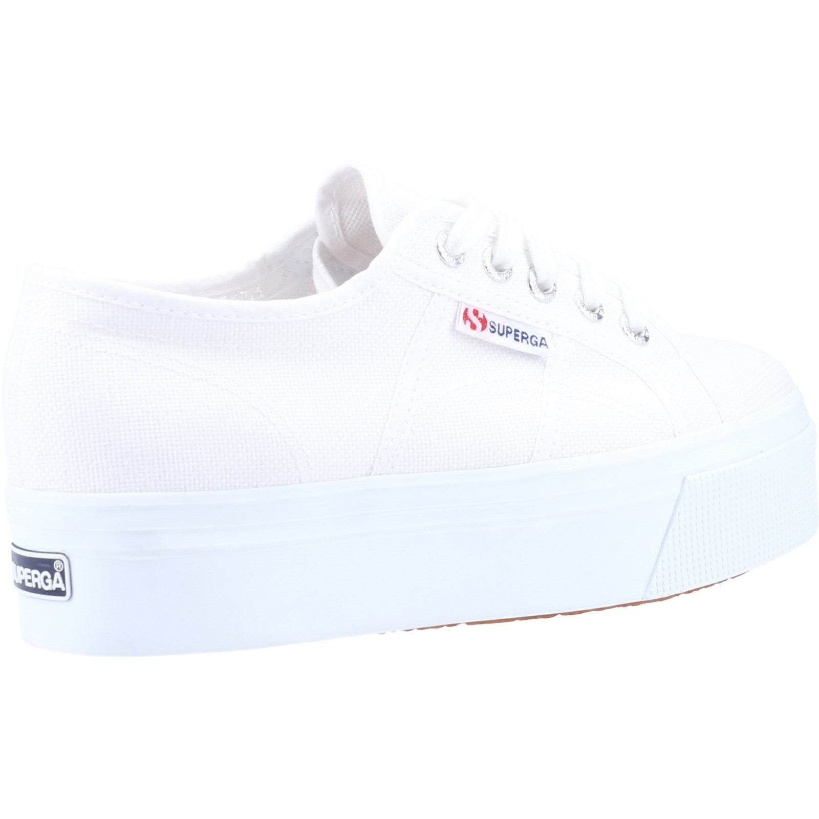 Superga Womens 2790 Linea Up And Down Platform Trainers - White