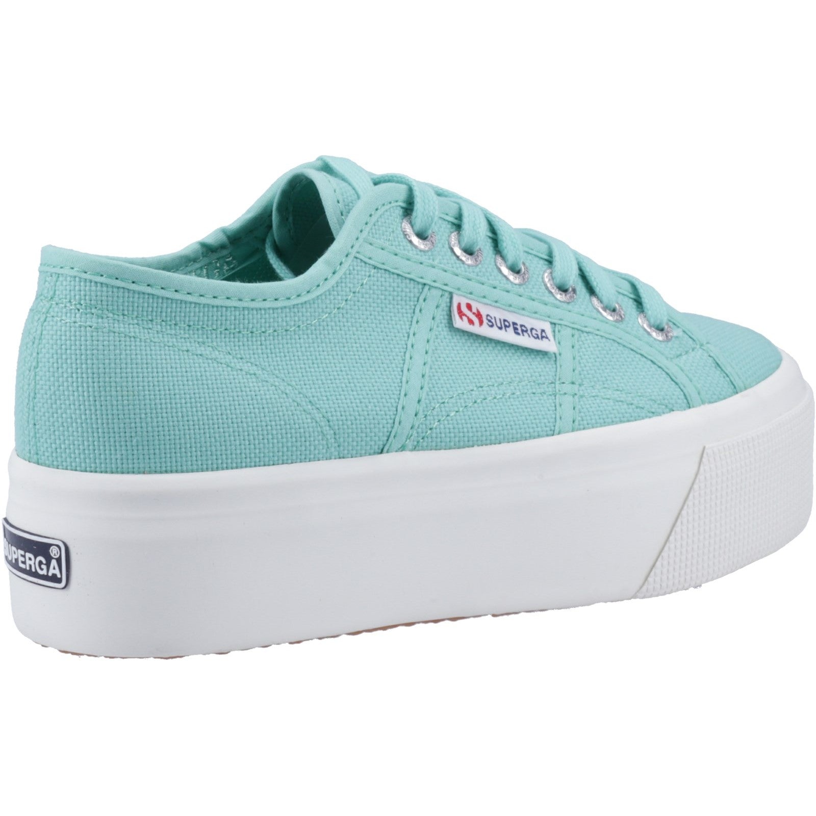 Superga Womens 2790 Linea Up And Down Plaform Trainers - Green