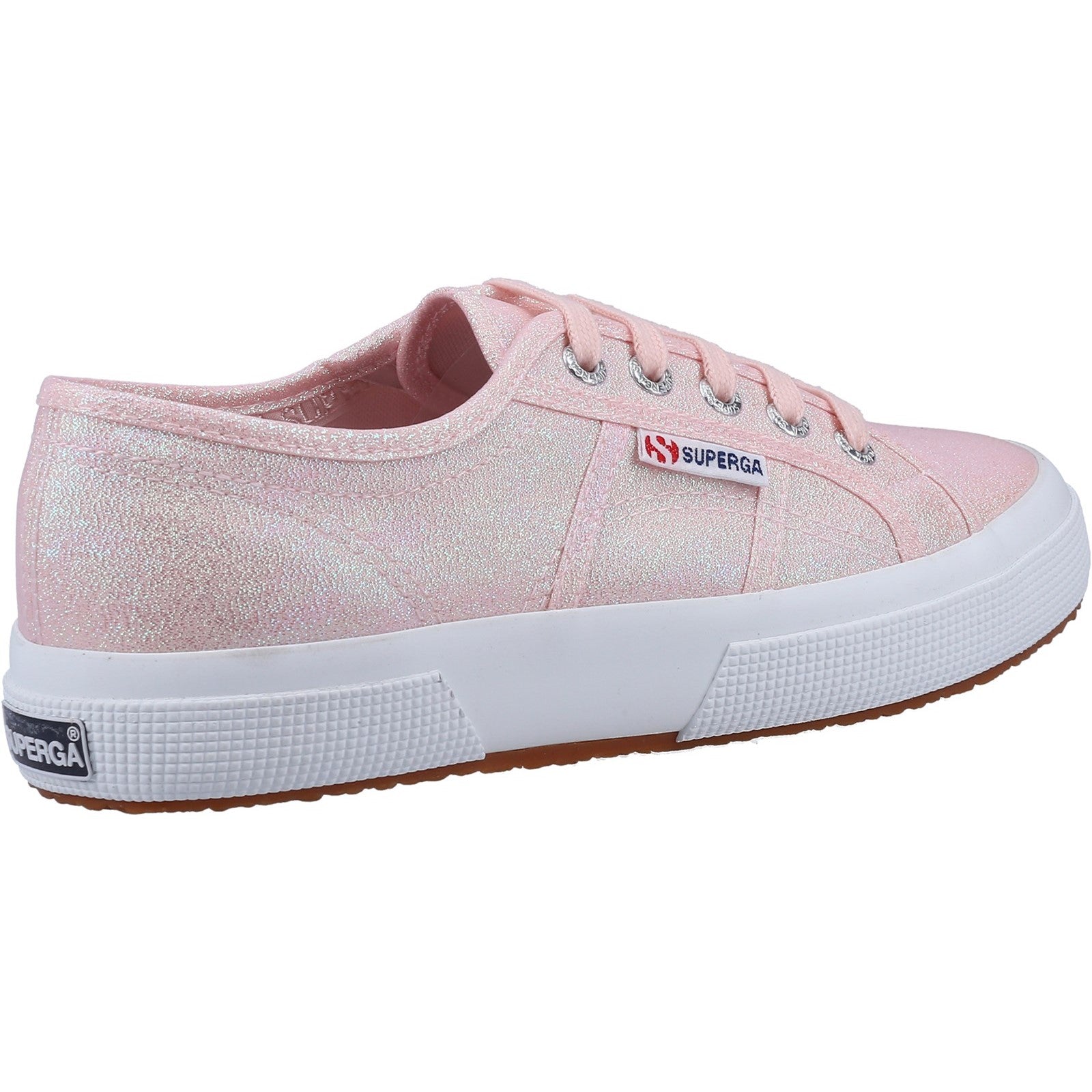 Superga Womens 2750 Lamé Trainers - Pink