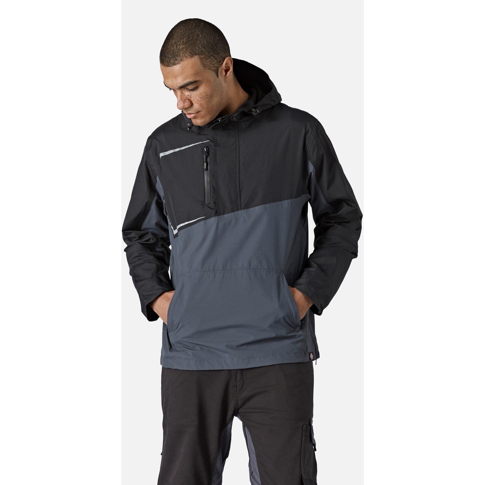 Dickies Wasserdichte Jacke Graue Allwetter-Passform