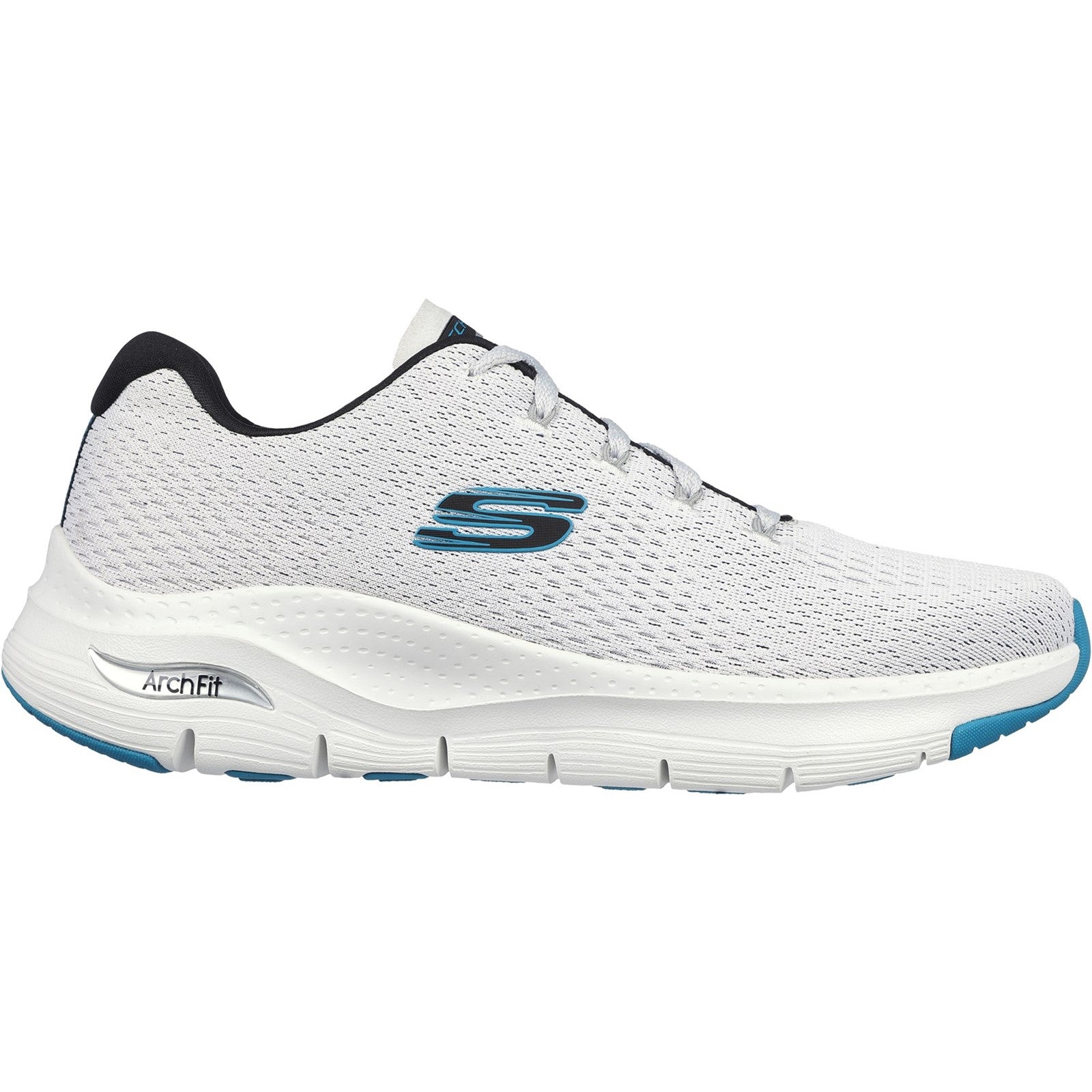 Skechers Mens Arch Fit Takar Trainers - White