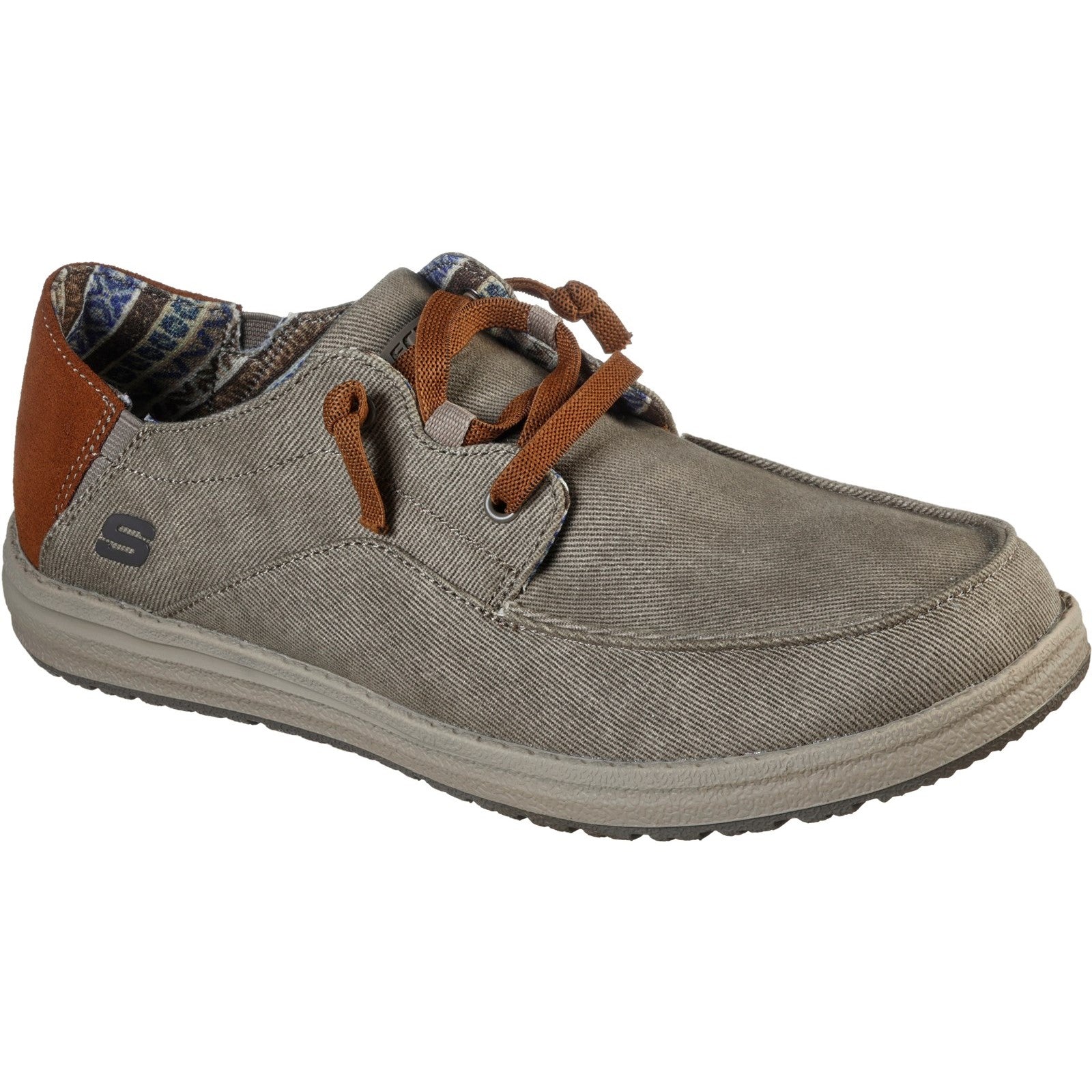 Skechers Mens Melson Planon Trainers  - Taupe