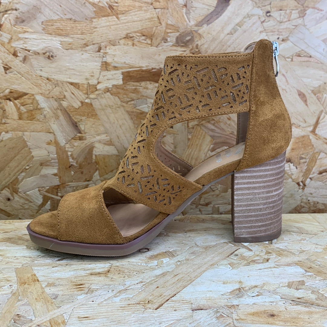 Xti Womens Fashion High Heel - Camel - The Foot Factory