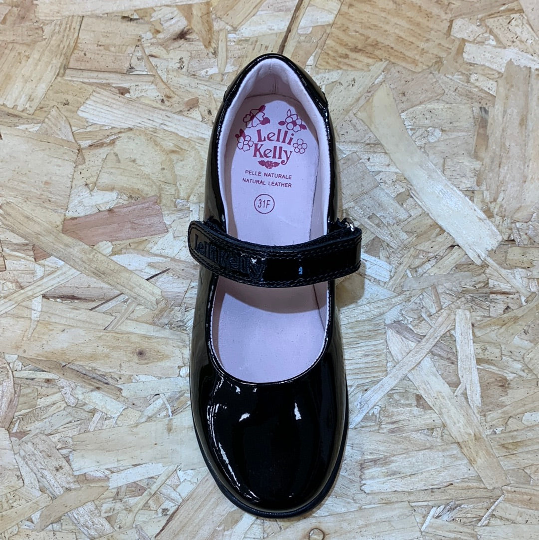 Lelli Kelly Kids Classic Patent Shoe - Black