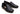 TOMS Womens Darcy Leather Flats - Black