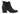 TOMS Womens Everly Leather Ankle Boot - Black