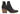 TOMS Womens Everly Cutout Leather Ankle Boot - Black