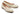 TOMS Womens Juttineat Leather Flat - Natural Metallic