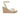 TOMS Womens Marisela Slubby Woven Wedge Sandal - Natural