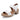 Remonte Womens Fashion Mid Heel Sandal - White