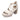 Rieker Womens Fashion High Heel Sandal - Beige