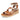 Remonte Womens Fashion Wedge Sandal - Brown