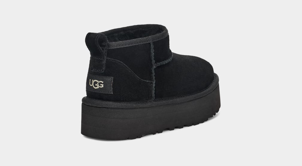 UGG Kids Ultra Mini Platform Boot - Black